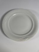 Five Royal Copenhagen 627 Chop Platters - White -