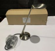 Chelsom Lighting Discus Table Lamp, In Brushed Ste