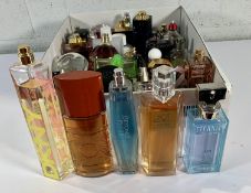 Forty assorted part used perfume/eau de toilette toilette