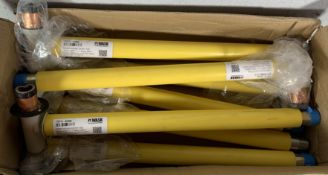 Seven Wask Crimp House Entry Tees, 32mm SDR11 X 1