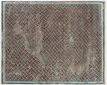 Luke Irwin Deverill Persian Knotted Silk Rug W: 2.