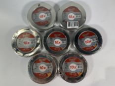 Seven Packs of Milwaukee Thin Metal Cutting Discs