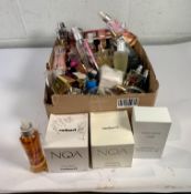 Forty assorted part used perfume/eau de toilette t