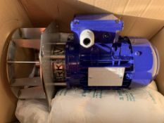 Arkema Motor - Type 6T2 63A2, 50/60Hz, IP55 in Blu