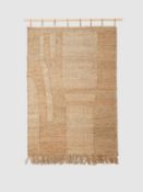 A Ferm Living Harvest Wall Rug Natural. As new