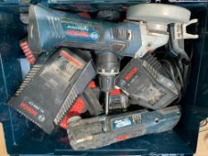 Mixed Bosch lot including Cordless Mini Grinder(GW