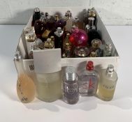 Forty assorted part used perfume/eau de toilette t