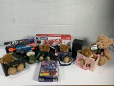Box Of Assorted Toys To Include Lego, Harrods Tedd