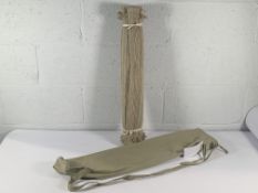 A Oko Living Travel Yoga Mat in Jade and Jute. As