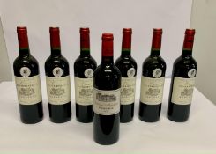 Six Chateau Les Fermenteaux Bordeaux Red Wines 2021 6 x 750ml and one Chateaux Mazeyres Pomerol 2016