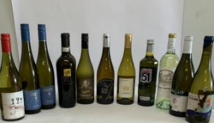 Twelve assorted White Wines to include Bretz Bacchus 2023 2 x 750ml, Clos Mont Blanc Catalunya 750ml