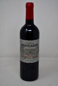 A bottle of Chateau Montlabert Saint-Emilion Grand Cru (2015) (750ml) (Over 18s only).
