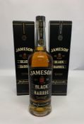 Two Jameson Black Barrel Irish Whiskey 2 x 700ml.