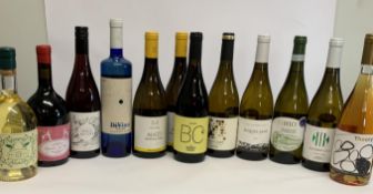 Twelve assorted White/Red/Rose Wines to include Franc De Bel Bordeaux 750ml, Bel En Blanc 750ml, Ini