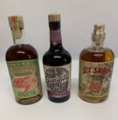 Three Assorted Rums To Include Six Saints Caribbean From The Heart Of Grenada 700ml, Banditti Club B