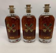 Three Bumbu The Original Caribbean Spirit Drink made with Fine Barbados Rum 3 x 700ml.