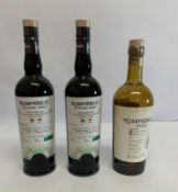 Rumpablic Origins Spain, Venezuela Rum 700ml and two Rumpablic Sicilian Legacy 100% Jamaican Rum Ble