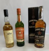 Jameson Black Barrel Reserve Series Irish Whiskey 700ml, Teaninich Highland Single 10yr Old Scotch M