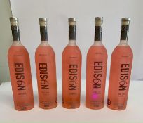 Five Edis6n Strawberry Vodka Made in the UK 5 x 700ml.