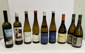 Nine assorted White Wines to include Wackerbarth Edition Canaletto, Douro Invincible 2022, Soalheiro