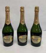 Three Perrier - Jouet Grand Brut Champagne 3 x 750ml.