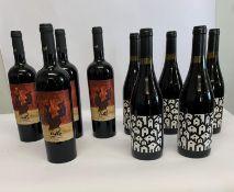 Four Pablo Old Vine Garnacha 2017 Red Wine 4 x 750ml and five Adaras Aldea 2019 Red Wine 5 x 750ml.
