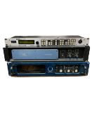 Pre-owned Tascam TA-1VP Vocal Processor, pre-owned MC2 T500 Power Amplifier and a pre-owned Turbosou
