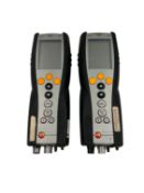 Two pre-owned Testo 340 Flue Gas Analysers in Testo carry case (Units only. Untested, sold as seen).