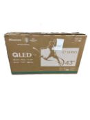 As new Hisense 43E77NQTUK 43