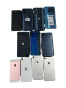 Assorted pre-owned smartphones sold for parts including Samsung, Apple & Google (All account locked/