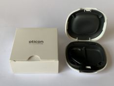 Oticon Xceed 1 BTE UP (REF: 214252) Black. As new (1 Hearing Aid included)