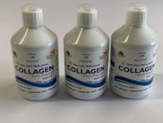 Sixteen bottles of as new Swedish Nutra Liquid Marine Collagen 500ml (EXP: 2026/08).