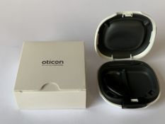 Oticon Xceed 1 BTE UP (REF: 214252) Black. As new (1 Hearing Aid included)