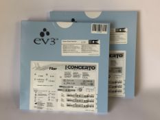 Two EV3 Concerto Detachable Coil System Fiber (REF: PV-2-2-3D , EXP: 2025-11-06). As New.