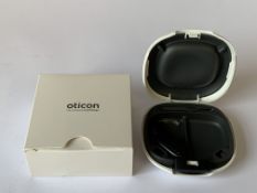 Oticon Xceed 1 BTE UP (REF: 214252) Black. As new (1 Hearing Aid included)