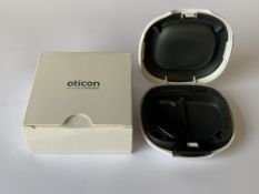 Oticon Xceed 1 BTE UP (REF: 214252) Black. As new (1 Hearing Aid included)