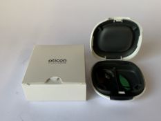 Oticon OPN Play 1 BTE PP (REF: 213023) Brown. As new (1 Hearing Aid included)