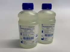 Five boxes containing Carestream Dental X-Ray Fixer (REF: 5016308) Six 500ml bottles per box. As New