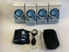 Four as new Welch Allyn DS-54 DuraShock Blood Pressure Gauges (REF: DS-5401-189).