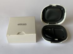 Oticon Xceed 1 BTE UP (REF: 214252) Black. As new (1 Hearing Aid included)