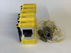 Five pre-owned BCI 3301 Handheld Pulse Oximeters with Finger Probe.