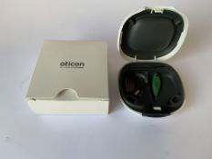 Oticon OPN Play 1 BTE PP (REF: 213023) Brown. As new (1 Hearing Aid included)