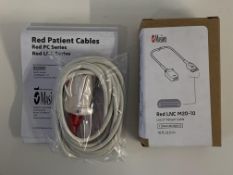 As new Masimo Red LNC M20-10 Patient Cable, 10ft/3.0m (REF: 4253).