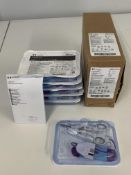 A box of six as new Covidien LigaSure Curved, Small Jaw, Open Sealer/Divider (REF: LF1212, Use By: 2