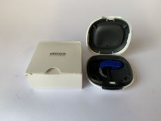 Oticon Xceed Play 1 BTE UP (REF: 214281) Blue. As new (1 Hearing Aid included)