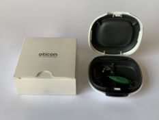 Oticon OPN Play 1 BTE PP (REF: 213023) Brown. As new (1 Hearing Aid included)