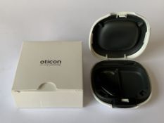 Oticon Xceed 1 BTE UP (REF: 214252) Black. As new (1 Hearing Aid included)