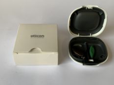 Oticon OPN Play 1 BTE PP (REF: 213023) Brown. As new (1 Hearing Aid included)