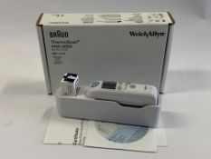 A Braun Welch Allyn ThermoScan PRO 6000 Ear Thermometer with Small Cradle (REF: 901054). As New.