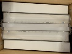 Box of 500, Kimble Chase polystyrene Pipets (56700-5110) size/cap 5x1/10mL. As new